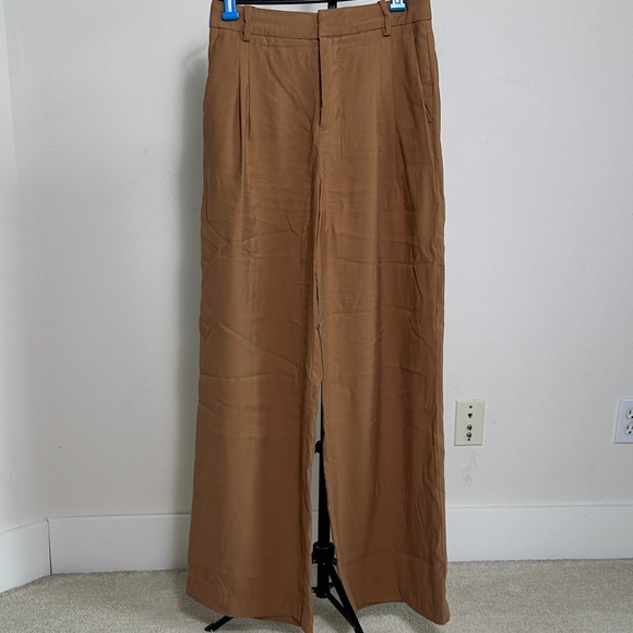 Mango Women's Tan Trousers - Picture 1 of 8